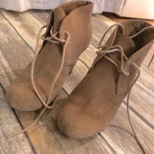 Tan Booties